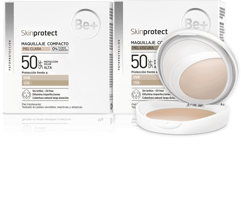 Be+ Skinprotect Maquillaje Compacto Piel Clara SPF50 10g