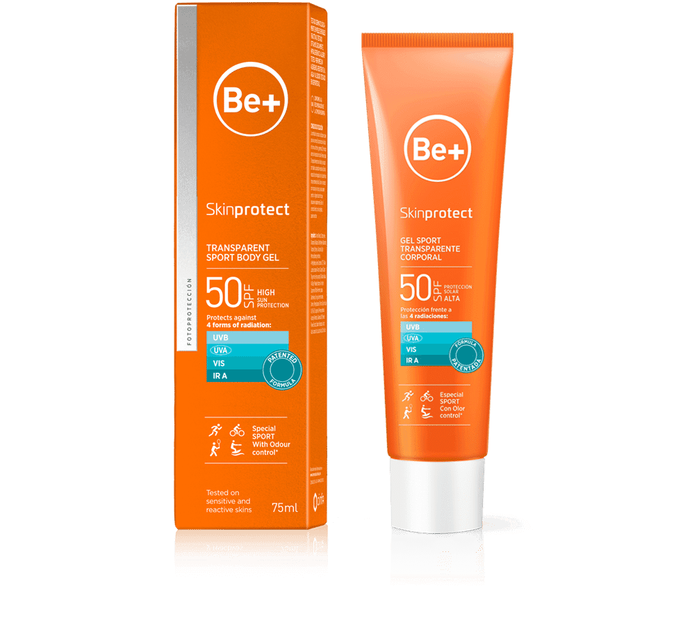 Be+ Skinprotect Gel Sport Transparente Corporal SPF50 75ml