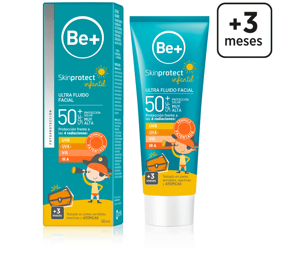 Be+ Skinprotect Infantil Ultra Fluido Facial SPF50+ 50ml