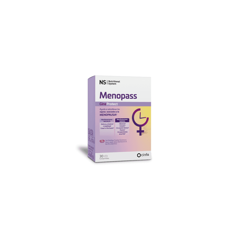 NS Gineprotect Menopass 30 comprimidos