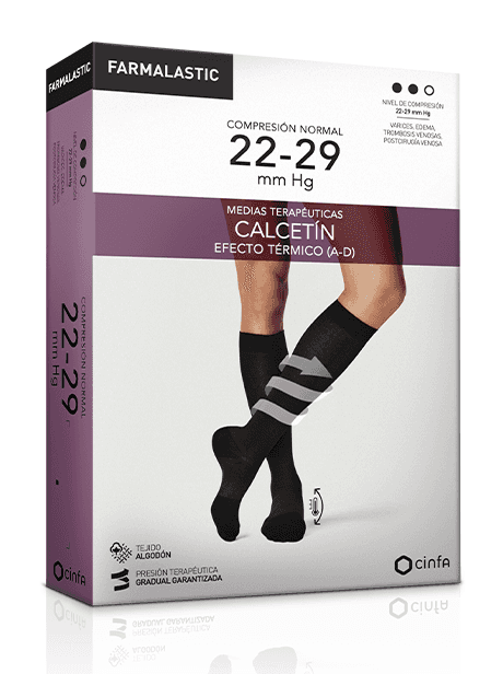 Farmalastic Calcetin Efecto Termico Talla M 2 unidades